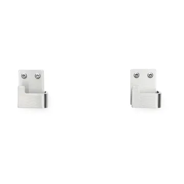 Nichba towel hook - Brushed stainless steel, 2-pack - Nichba
