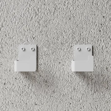 Nichba towel hook - White, 2-pack - Nichba