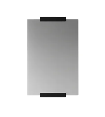 Nichba wall mirror - Black, 70x50 cm - Nichba