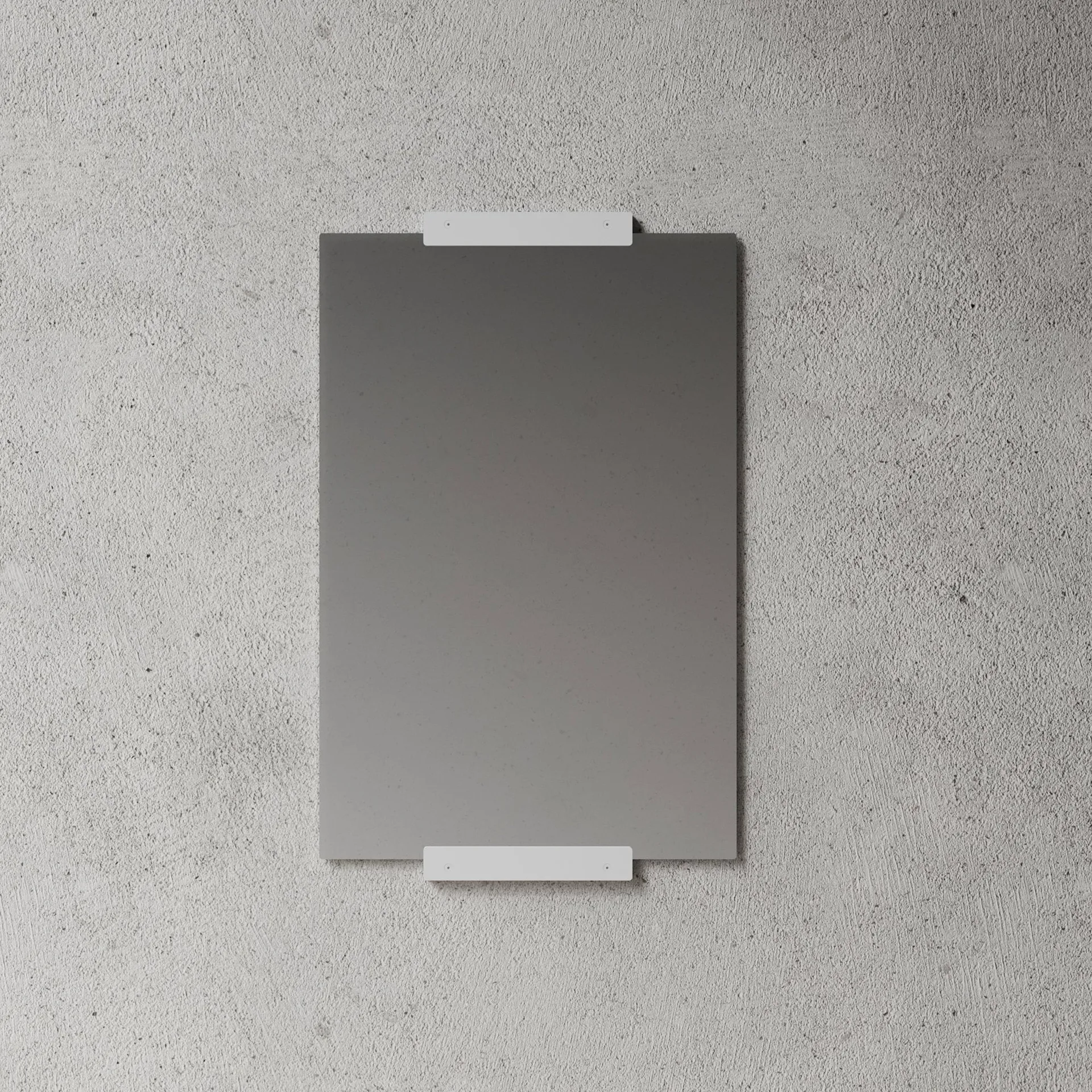 Nichba wall mirror, White, 70x50 cm Nichba