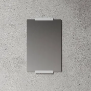 Nichba wall mirror - White, 70x50 cm - Nichba