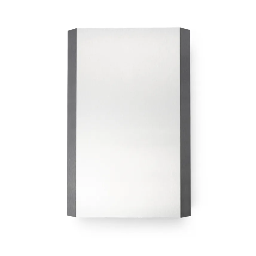 Nichba waste bin, Brushed stainless steel, 48 l Nichba