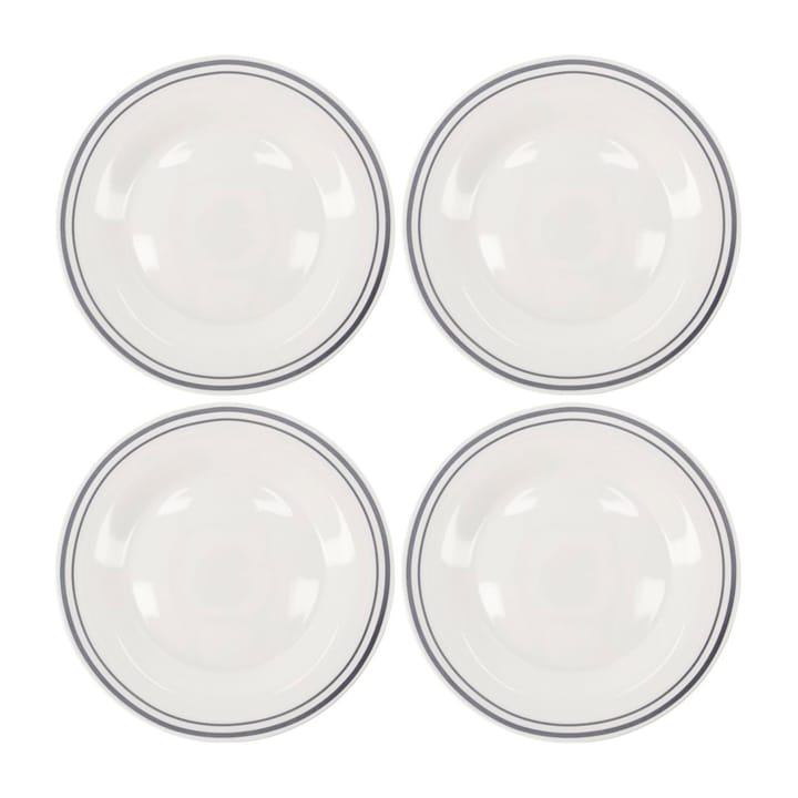 Bistro plate Ø27 cm 4-pack - grey - Nicolas Vahé