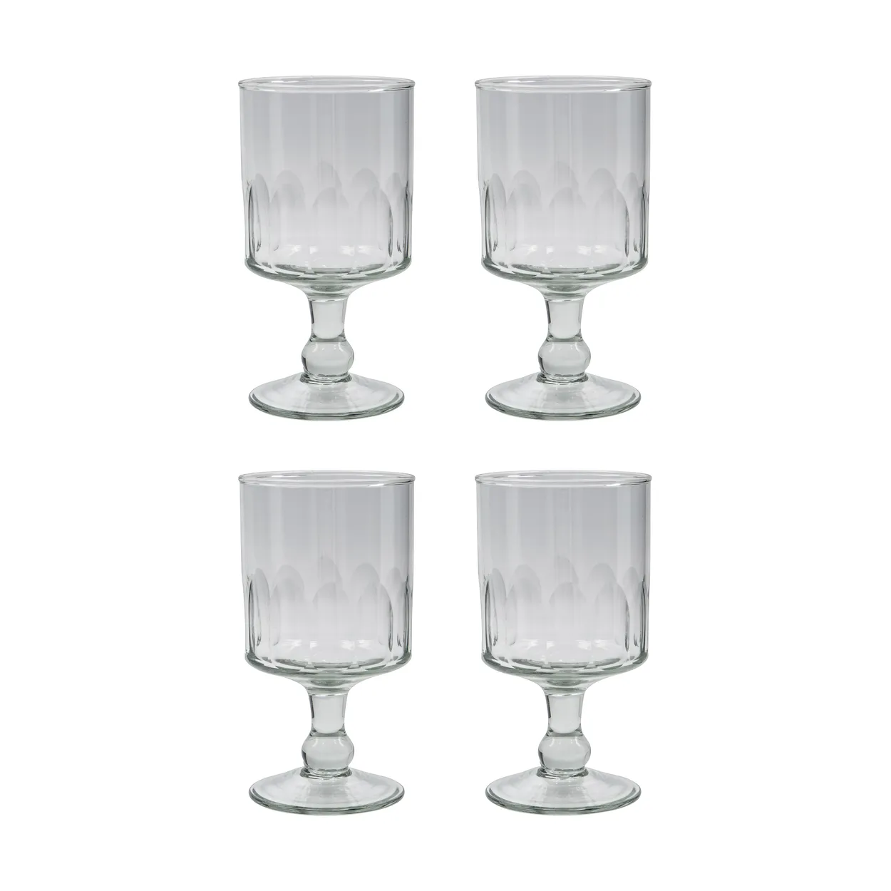 Nicolas Vahé Bistro wine glass 30 cl 4-pack Clear | Scandinavian Design | Wine glasses | Transparent