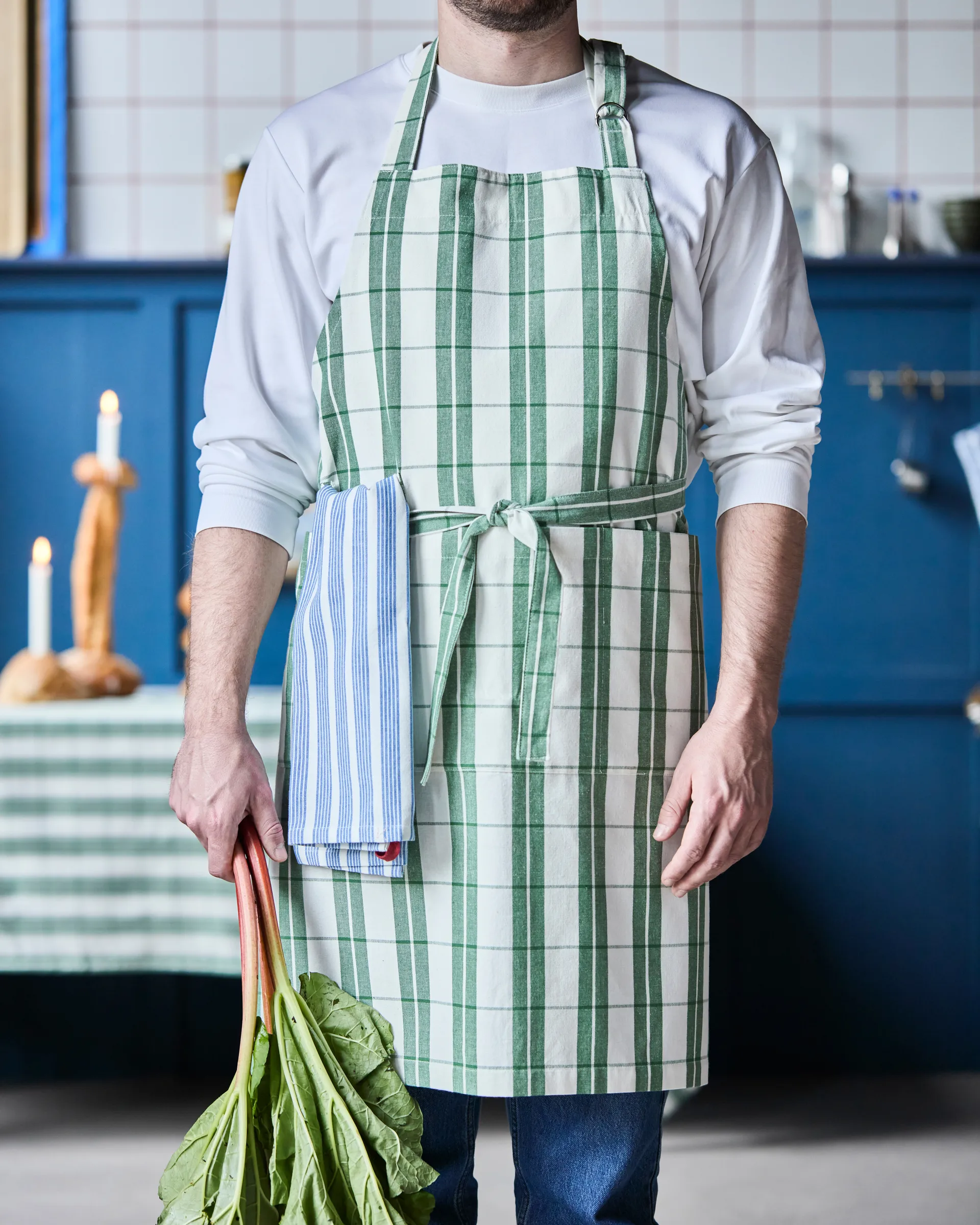 Chef apron, Green Nicolas Vahé
