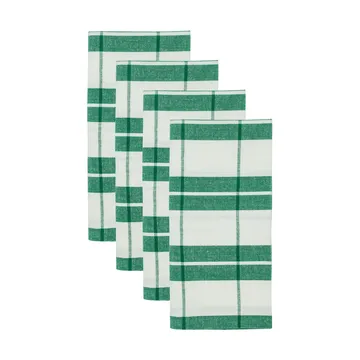 Chef cotton napkin 4-pack - Green - Nicolas Vahé