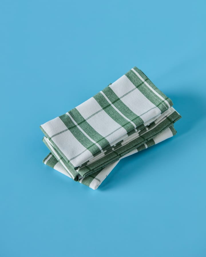 Chef cotton napkin 4-pack, Green Nicolas Vahé