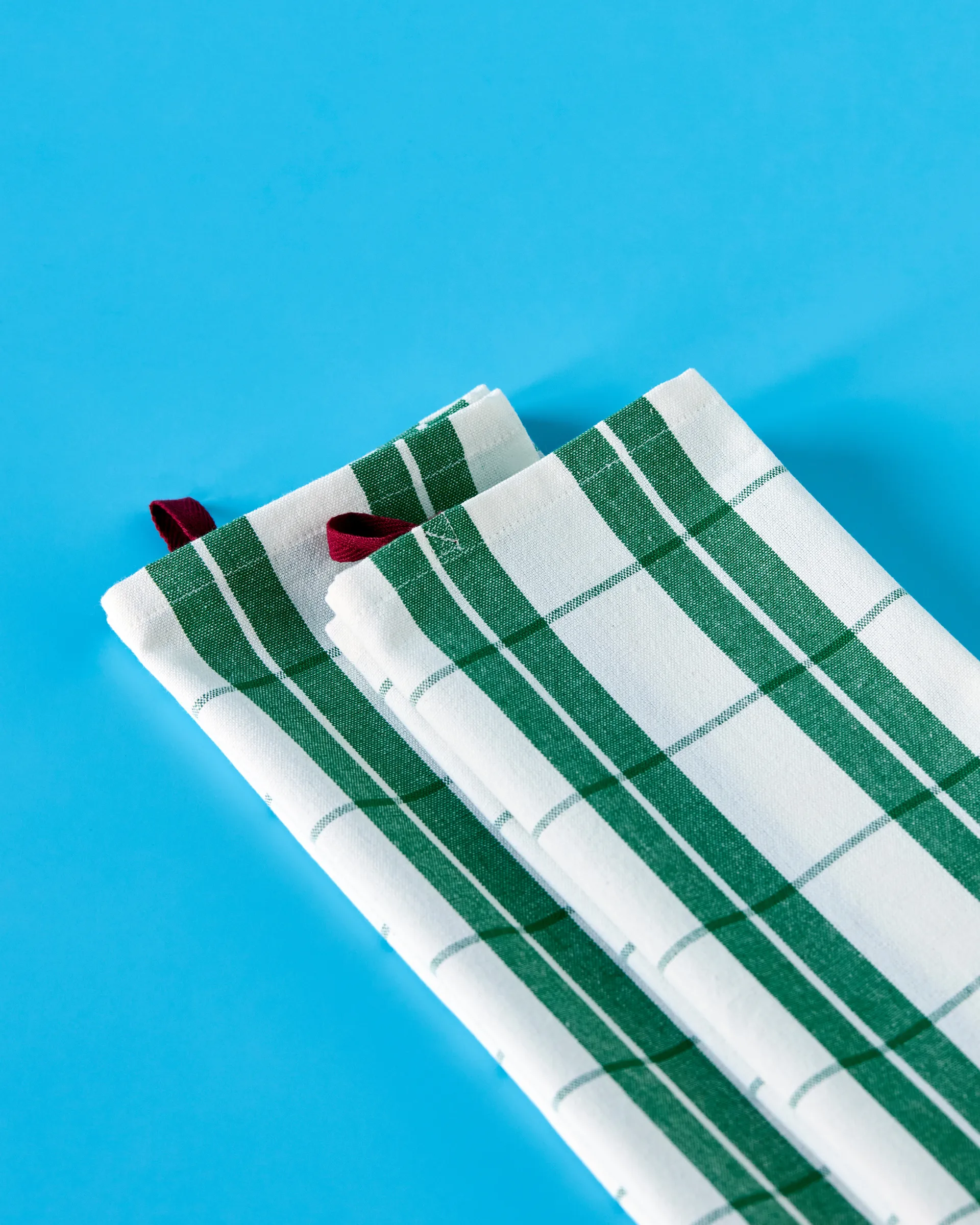 Chef kitchen towel 50x70 cm, Green-white Nicolas Vahé