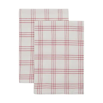 Chef kitchen towel 50x70 cm - Red-white - Nicolas Vahé