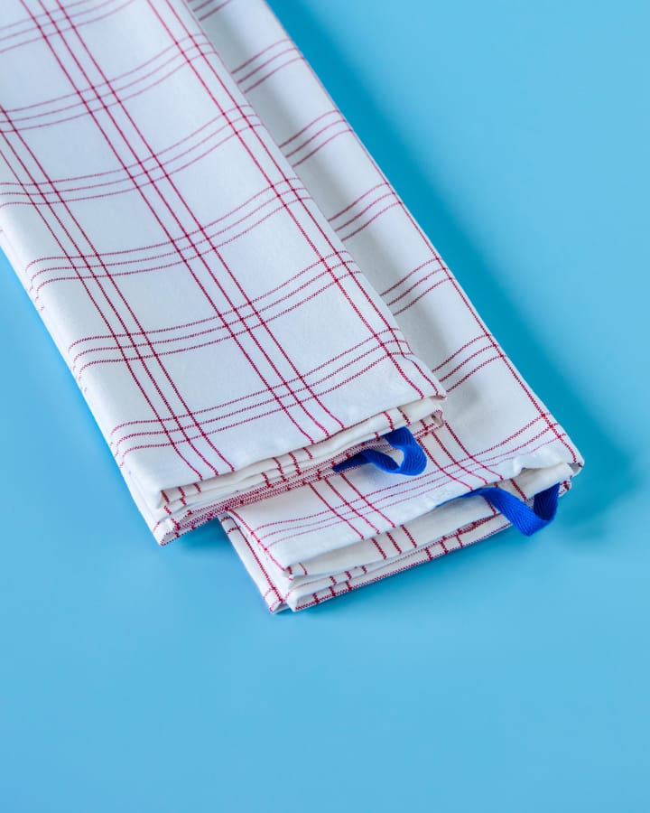 Chef kitchen towel 50x70 cm, Red-white Nicolas Vahé