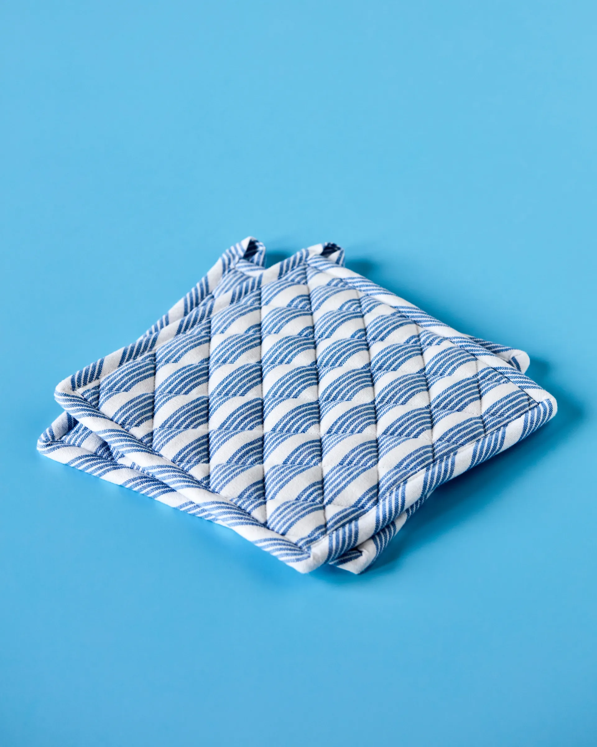 Chef oven mitts 2-pack, Blue Nicolas Vahé