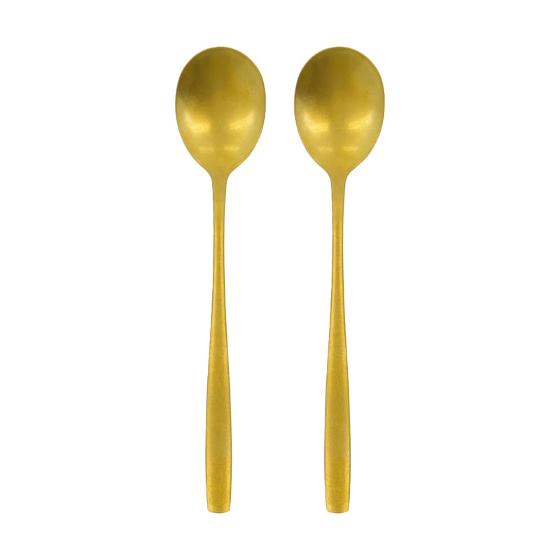 Nicolas Vahé Daily serving spoons 2-pack Gold finish