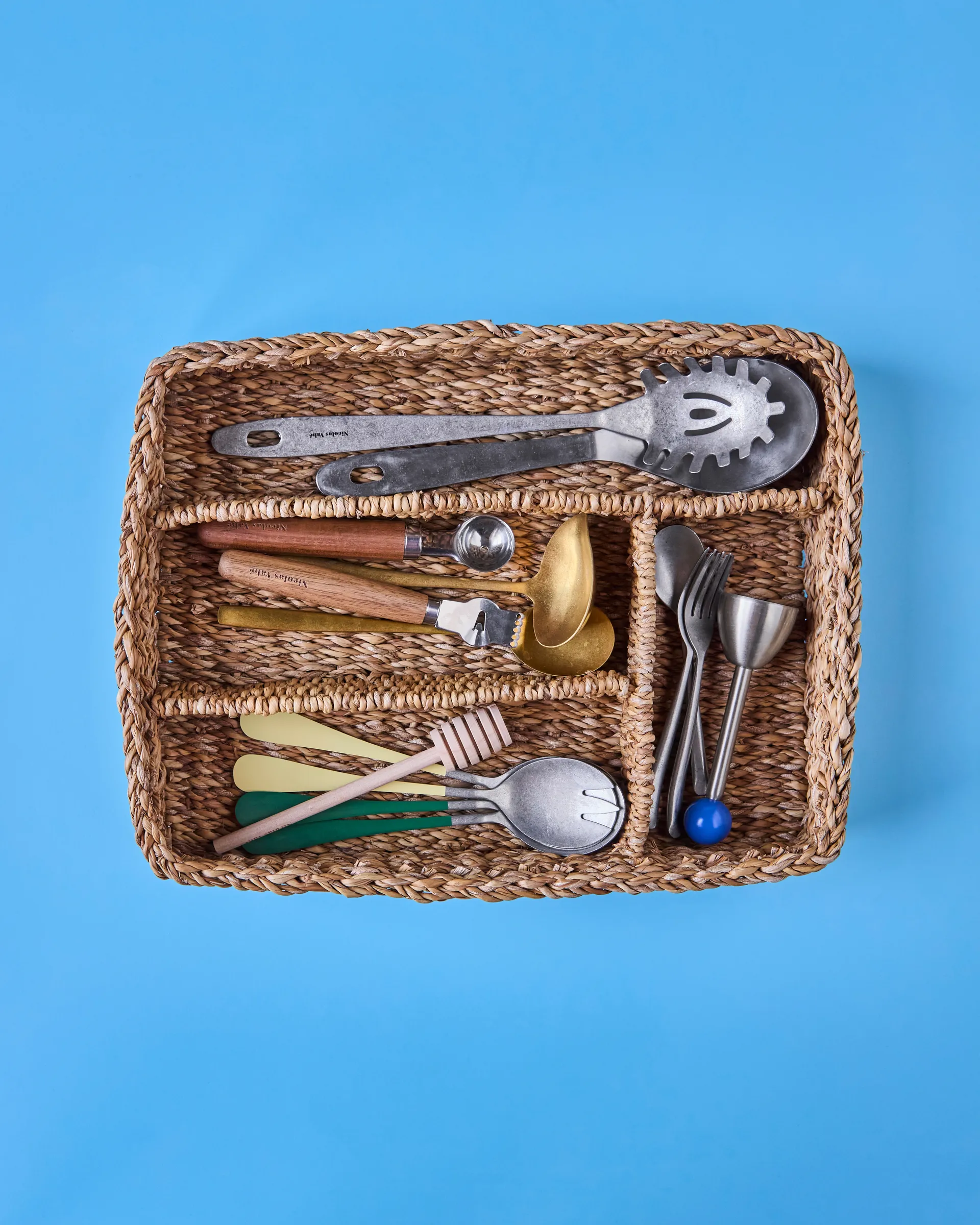 Naba organizer basket 27x35 cm, Natural Nicolas Vahé