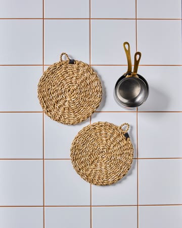 Naba trivet 2-pack - Natural - Nicolas Vahé