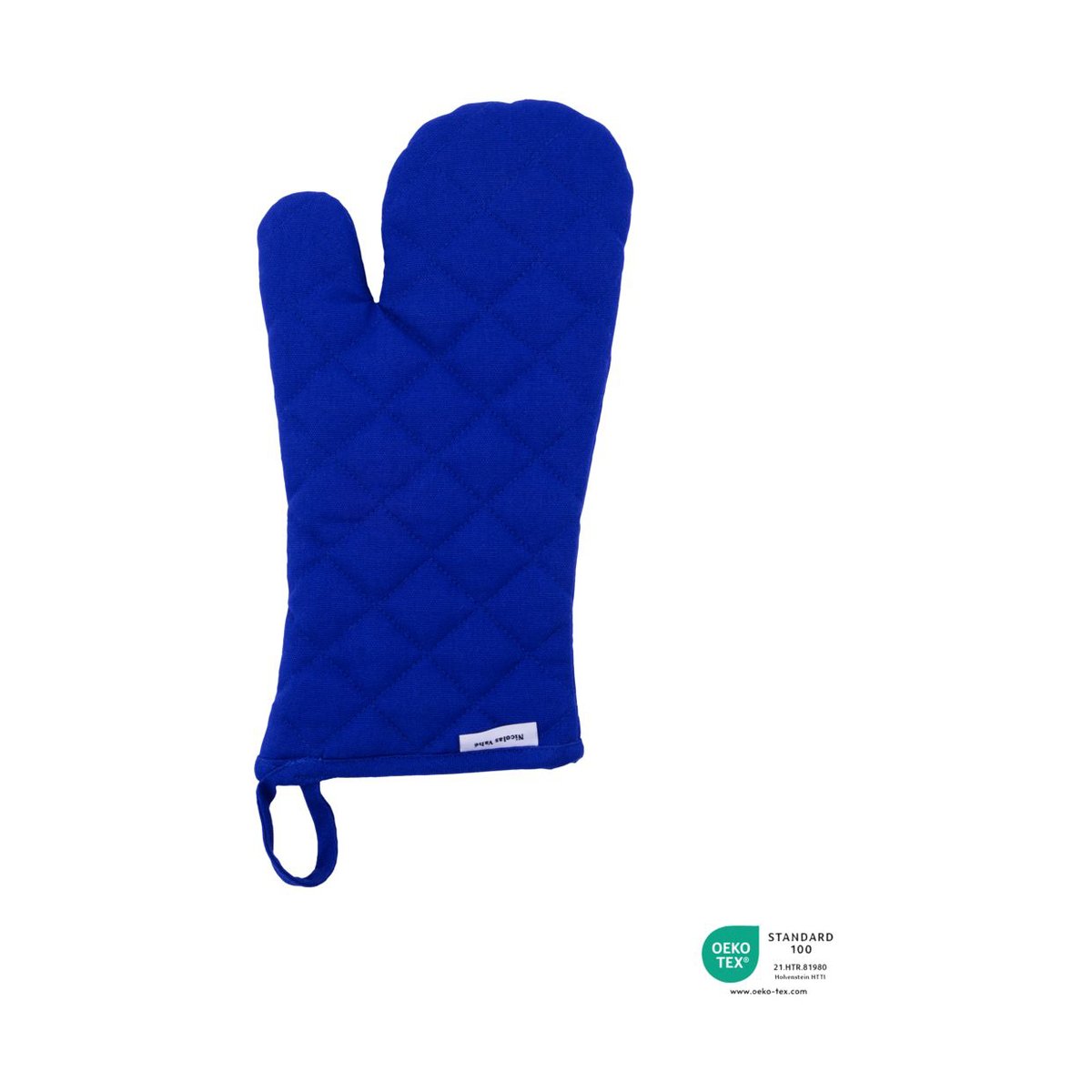 Nicolas Vahé Neat oven mitt Blue