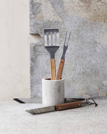 Nicolas Vahé BBQ grill set 3 pieces - Stainless steel-acacia - Nicolas Vahé