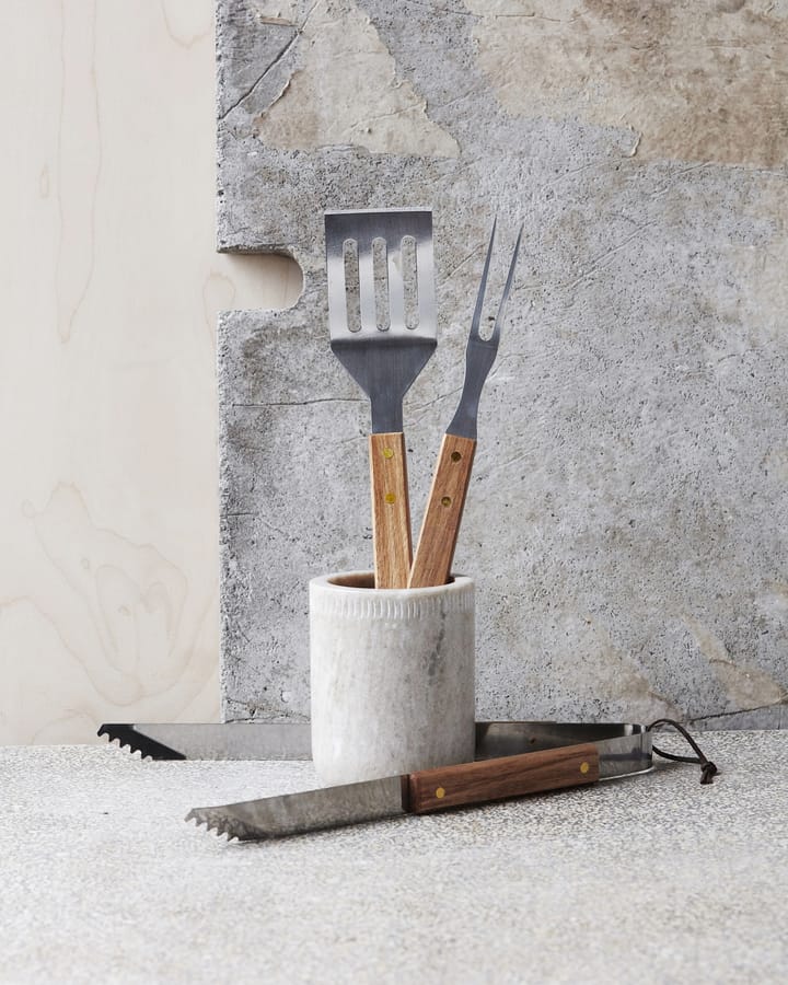 Nicolas Vahé BBQ grill set 3 pieces, Stainless steel-acacia Nicolas Vahé