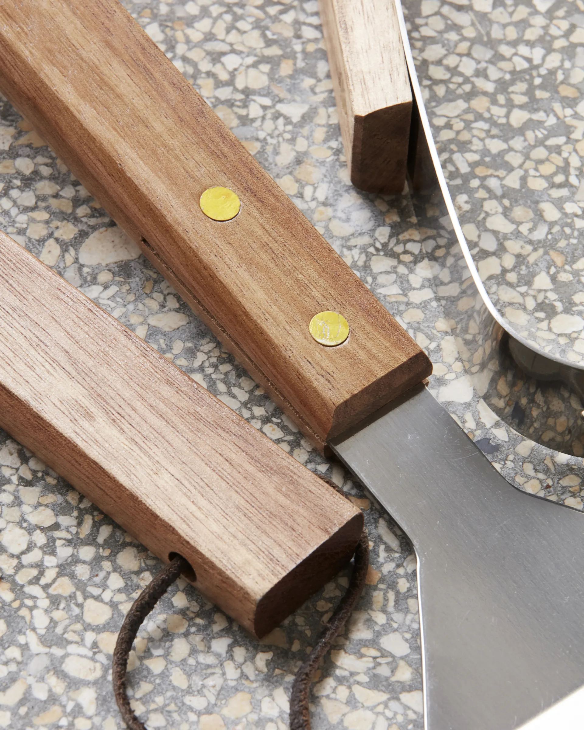 Nicolas Vahé BBQ grill set 3 pieces, Stainless steel-acacia Nicolas Vahé