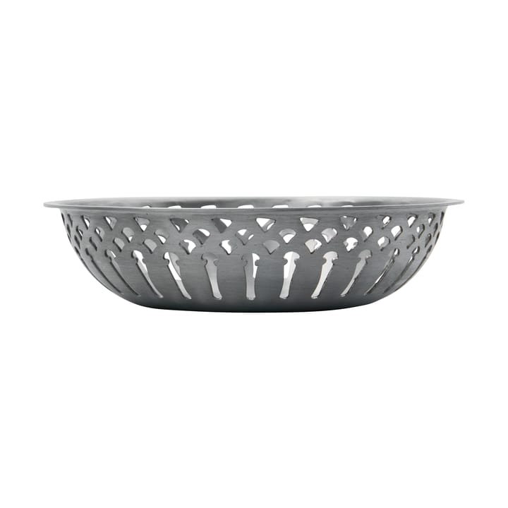 Nicolas Vahé bread basket 2 pieces, Antique silver finish Nicolas Vahé