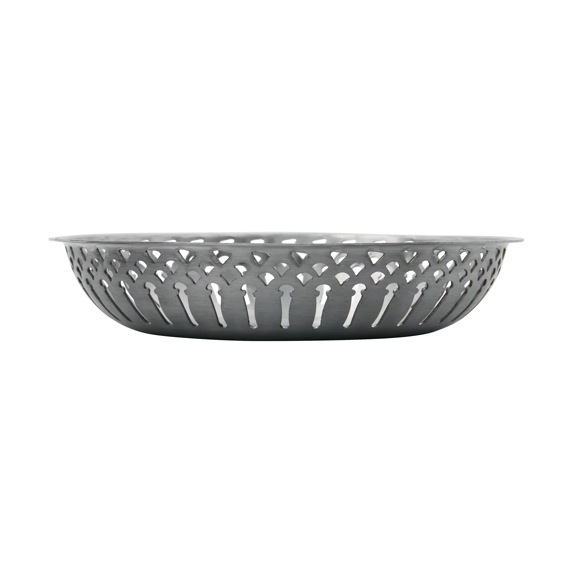 Nicolas Vahé bread basket 2 pieces, Antique silver finish Nicolas Vahé