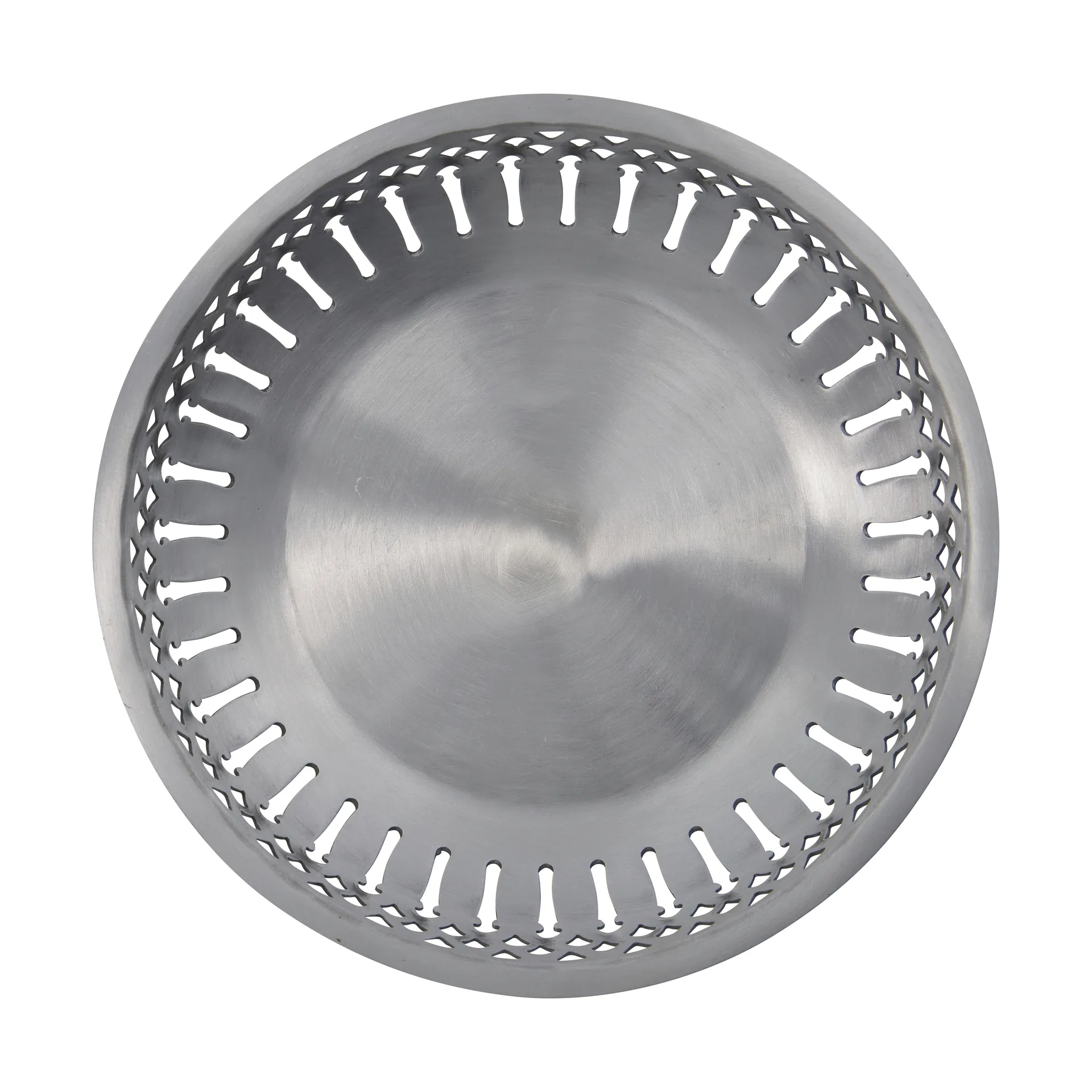 Nicolas Vahé bread basket 2 pieces, Antique silver finish Nicolas Vahé