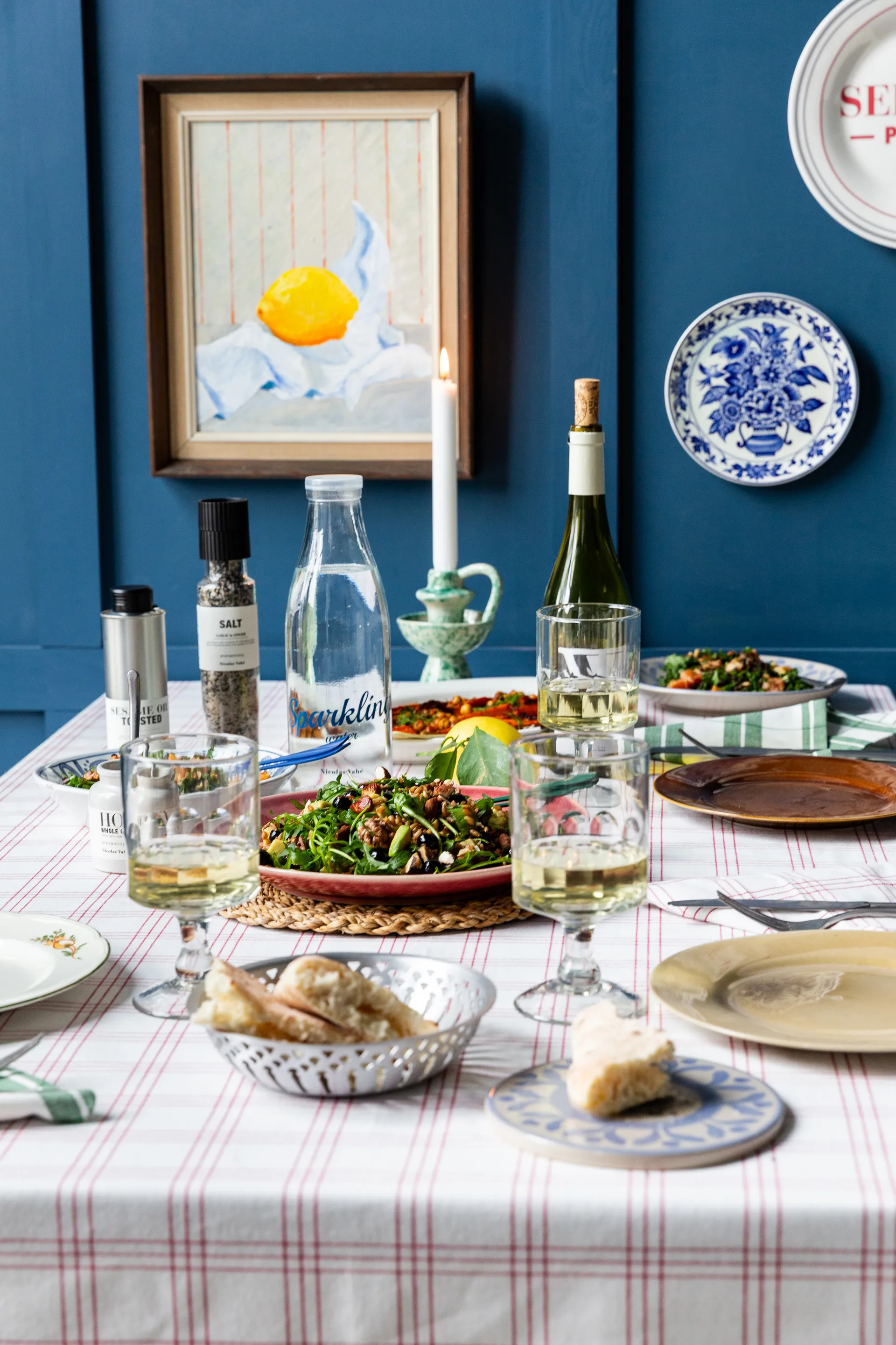 Nicolas Vahé bread basket 2 pieces, Antique silver finish Nicolas Vahé