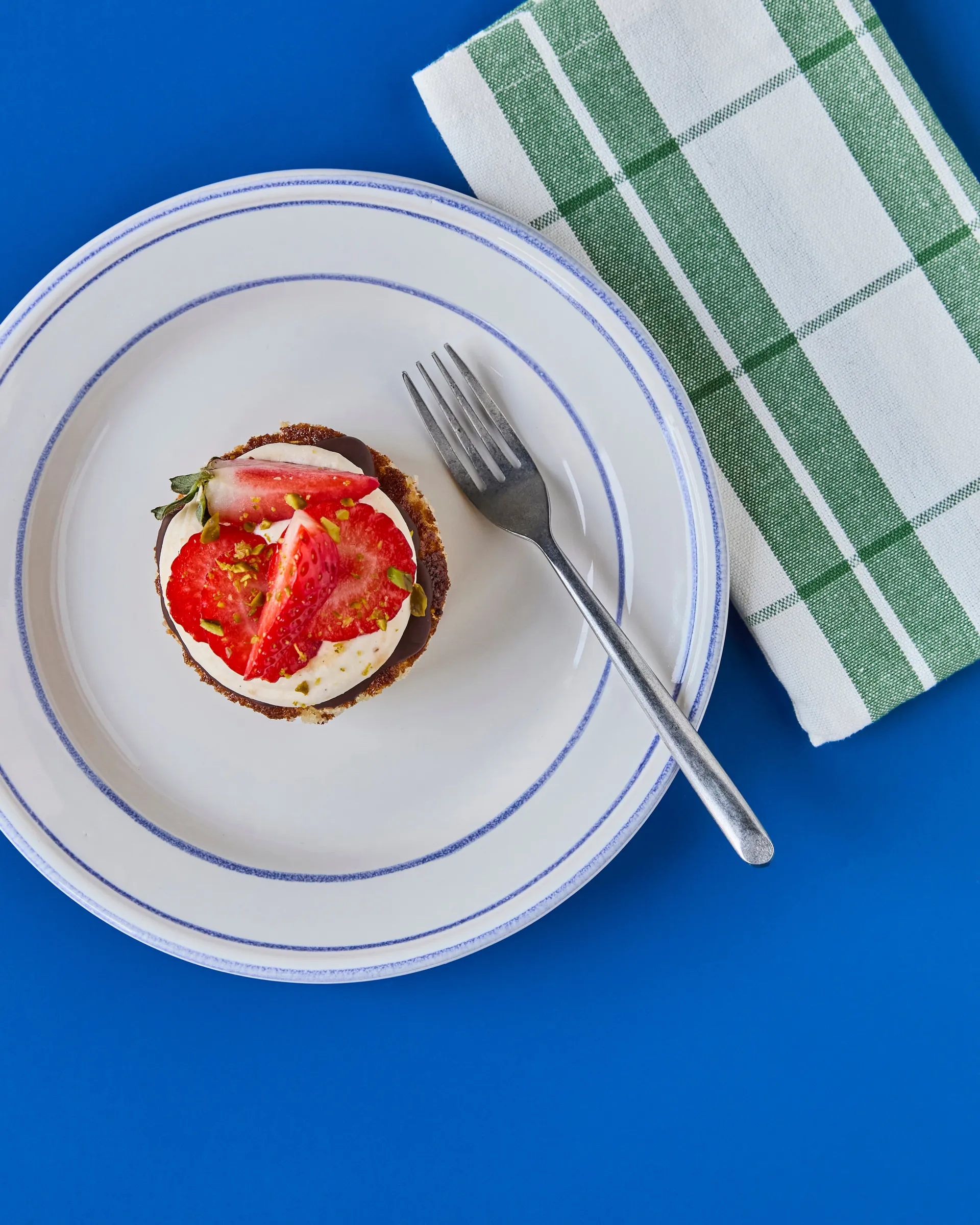 Nicolas Vahé cake fork 4-pack, Antique silver finish Nicolas Vahé