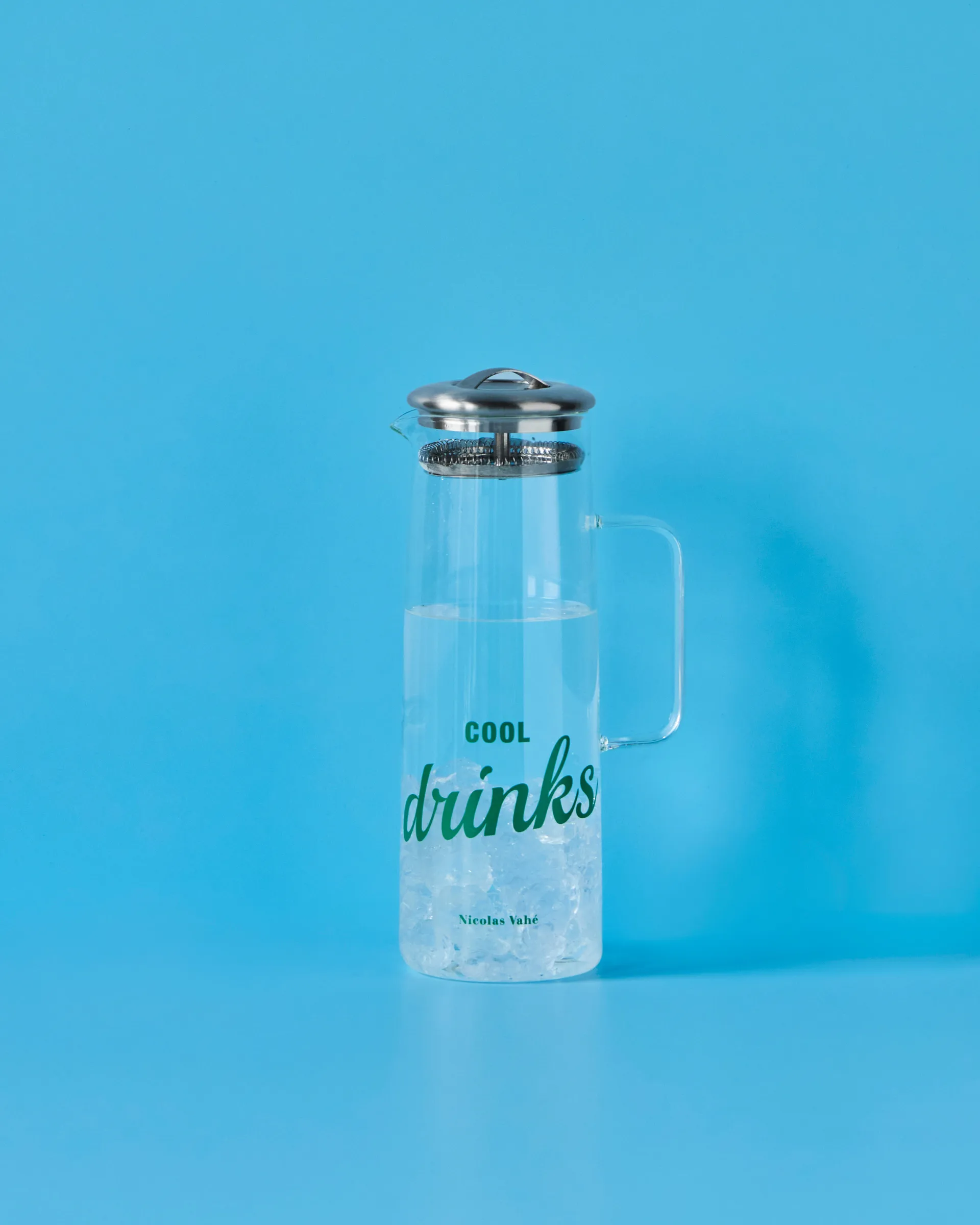 Nicolas Vahé jug with lid, Clear-silver Nicolas Vahé