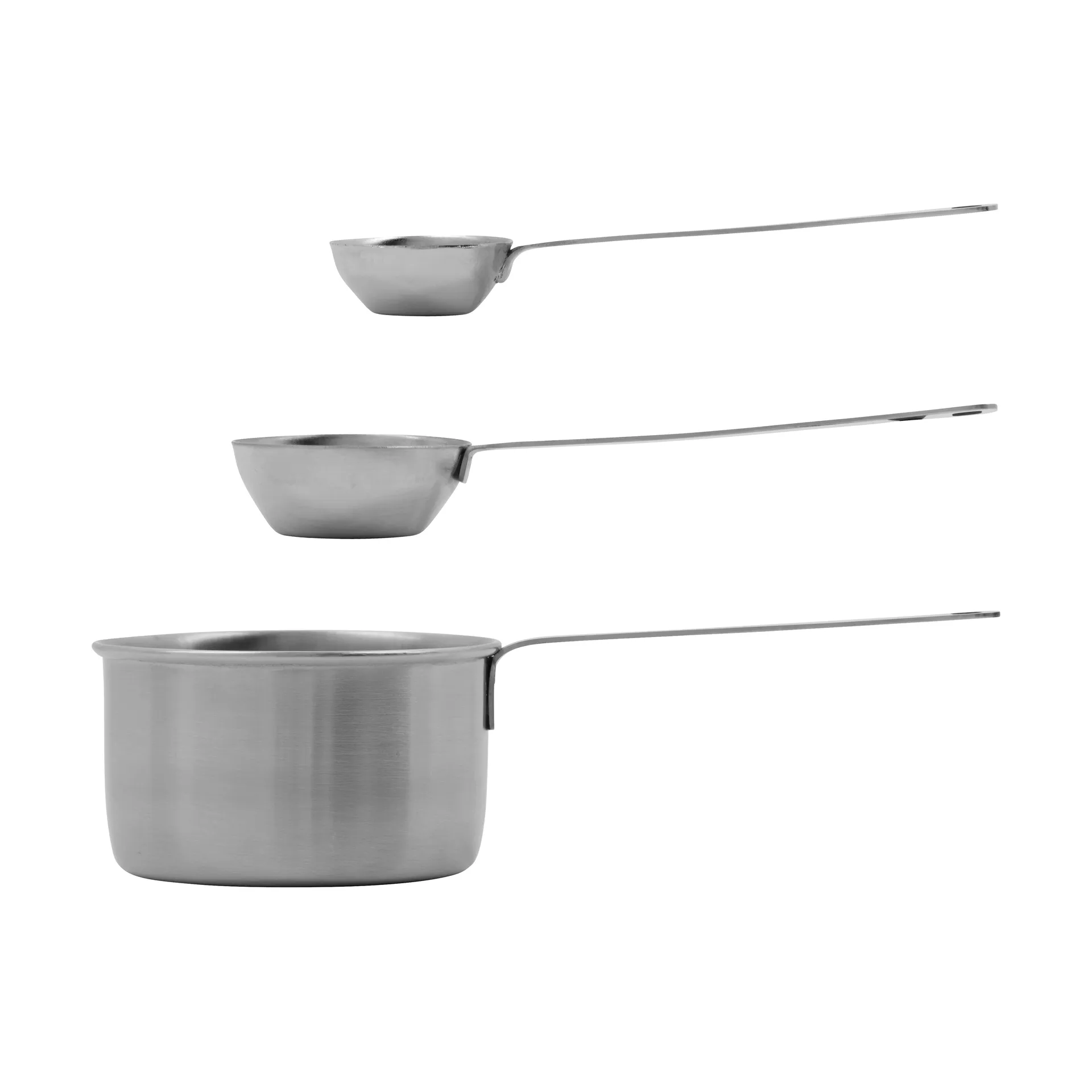 Nicolas Vahé measurement set 3 pieces, Silver finish Nicolas Vahé