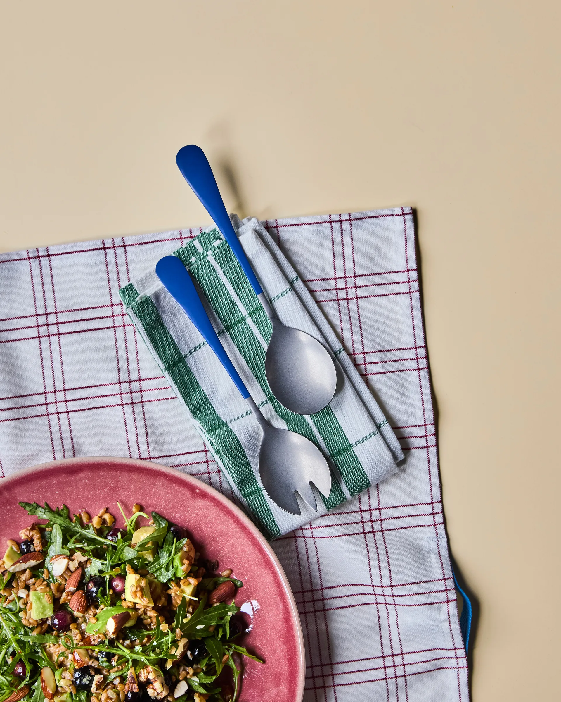 Nicolas Vahé salad servers 2 pcs, Blue Nicolas Vahé