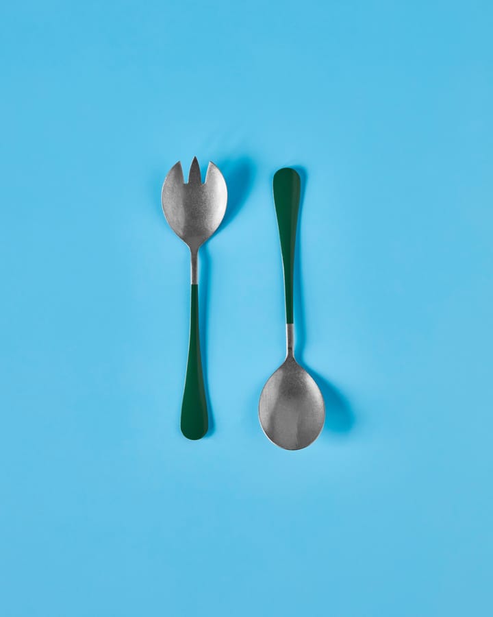 Nicolas Vahé salad servers 2 pcs, Green Nicolas Vahé