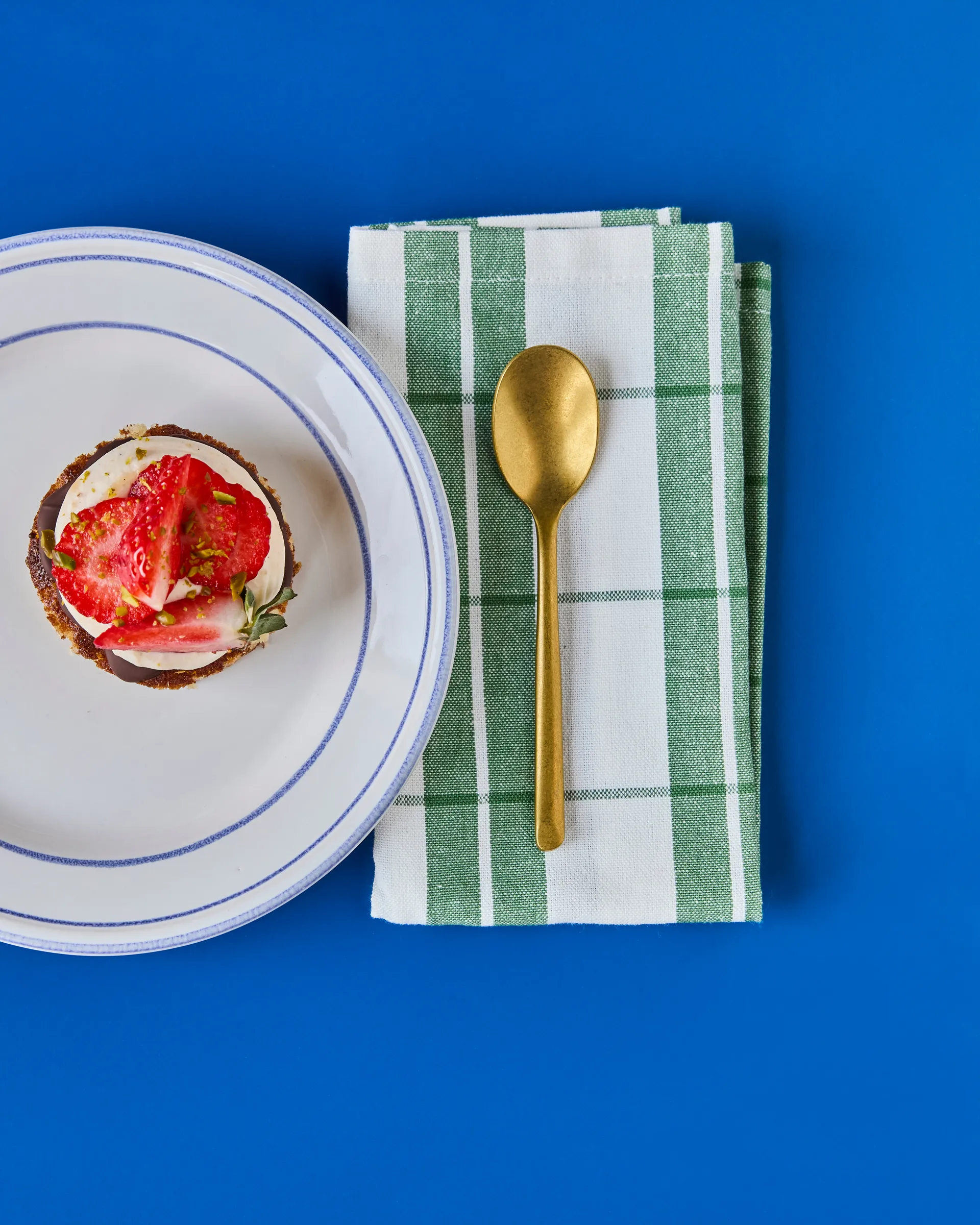 Nicolas Vahé teaspoon 4-pack, Antique gold finish Nicolas Vahé