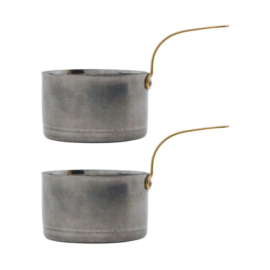 Nicolas Vahé Presentation mini saucepan o10 cm 2-pack Silver finish