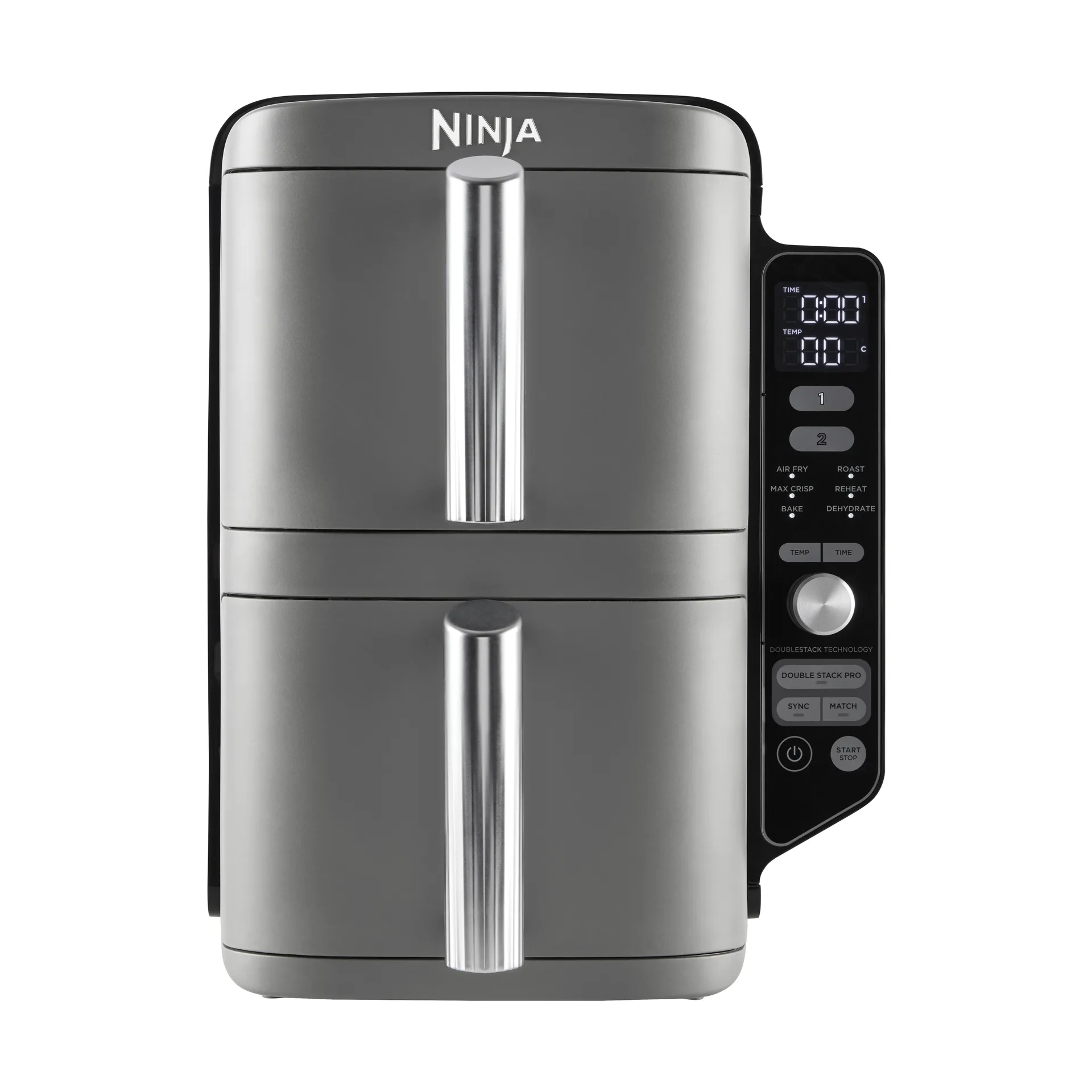 Ninja Air Fryer SL400EU double stack XL 2 drawers 9.5 L, Black Ninja