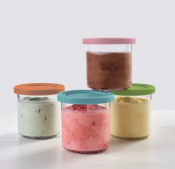 Ninja CREAMi 4 extra cups 470 ml for NC300EU - Blue/pink/green/brown - Ninja