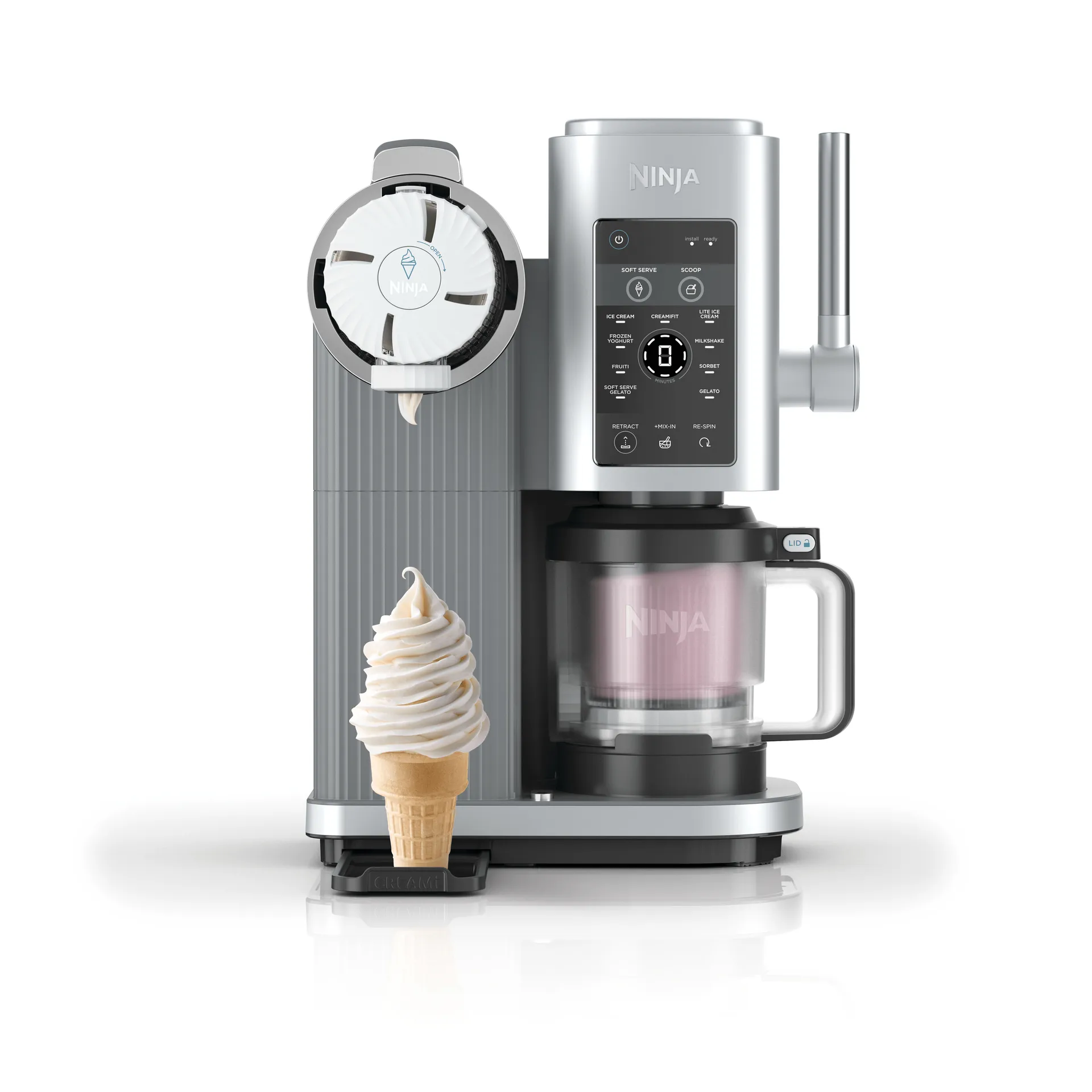 Ninja Creami Swirl ice cream and dessert maker, Black Ninja