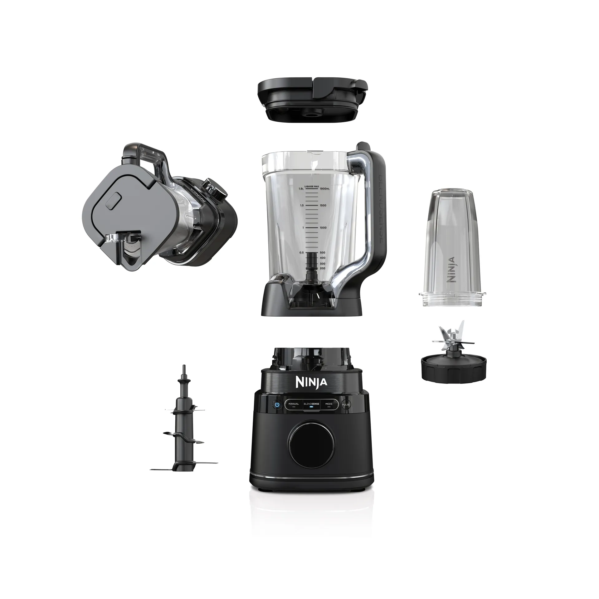 Ninja Detect TB301EU blender pro single serve, Black Ninja