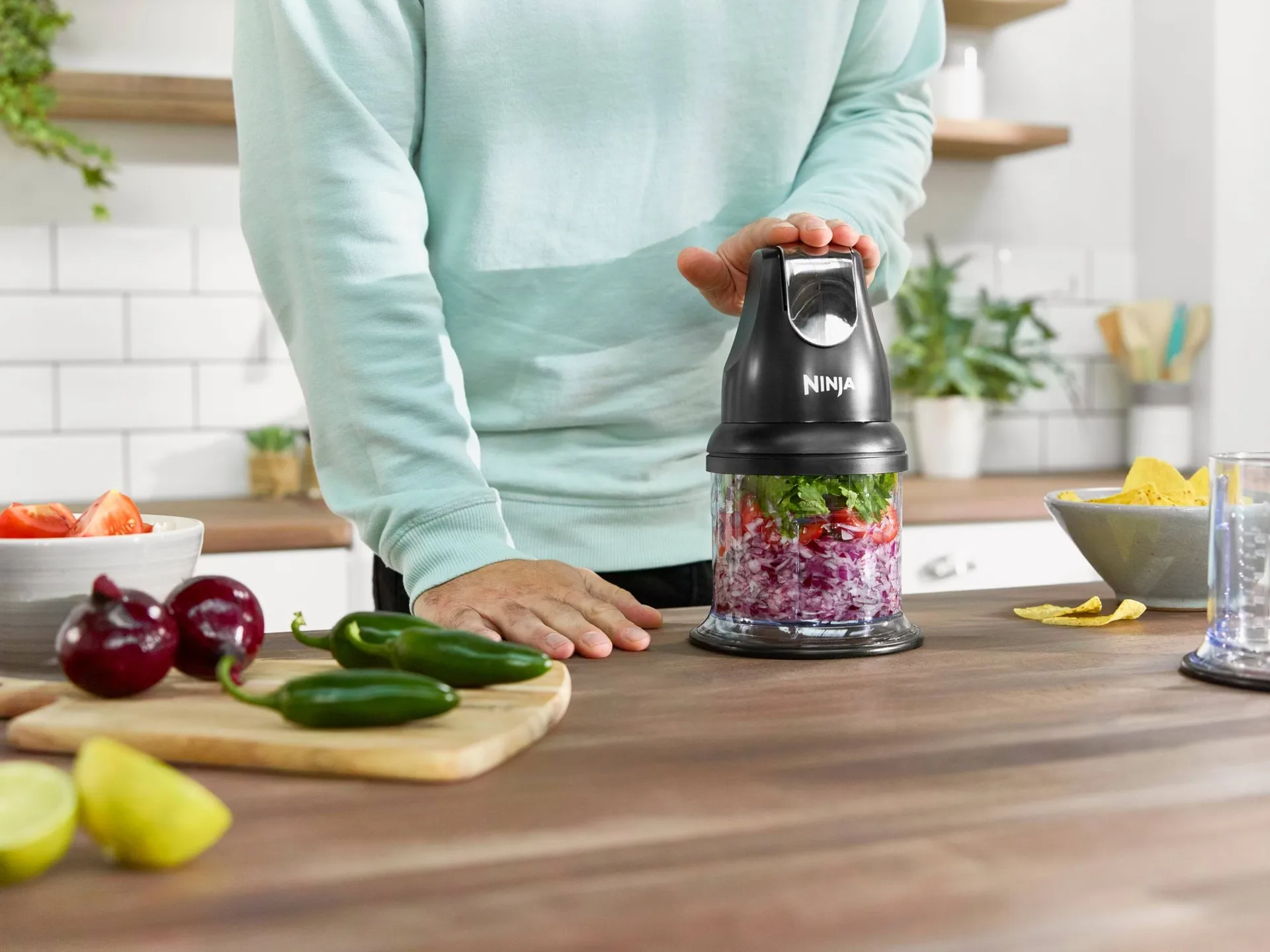 Ninja Express Chopper vegetable chopper, Black Ninja
