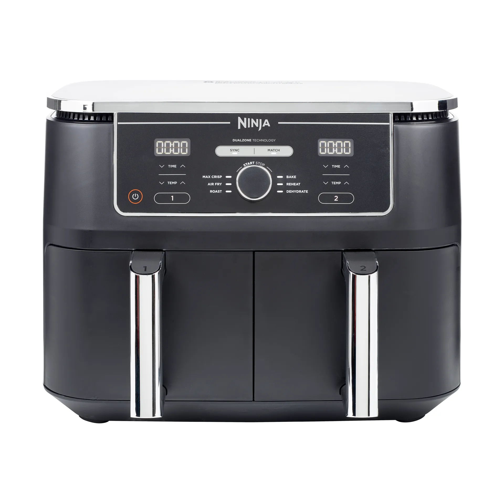 Ninja Foodi AF400 Air Fryer Max Dual Zone 9.5 L, Black Ninja