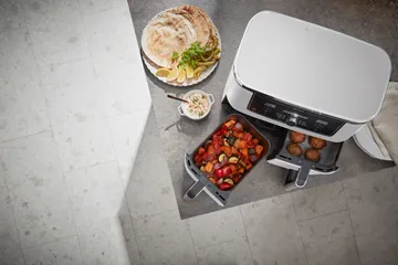 Ninja Foodi Air Fryer AF400EU Max Dual Zone 9.5 L - White - Ninja