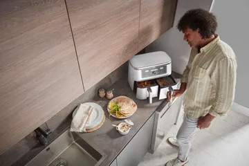 Ninja Foodi Air Fryer AF400EU Max Dual Zone 9.5 L - White - Ninja