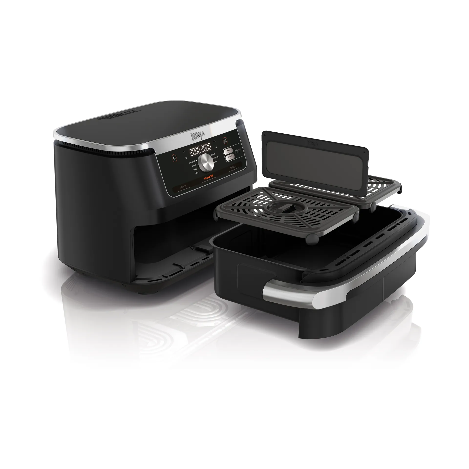 Ninja Foodi Air Fryer AF500EU FlexDrawer 10.4 L, Black Ninja