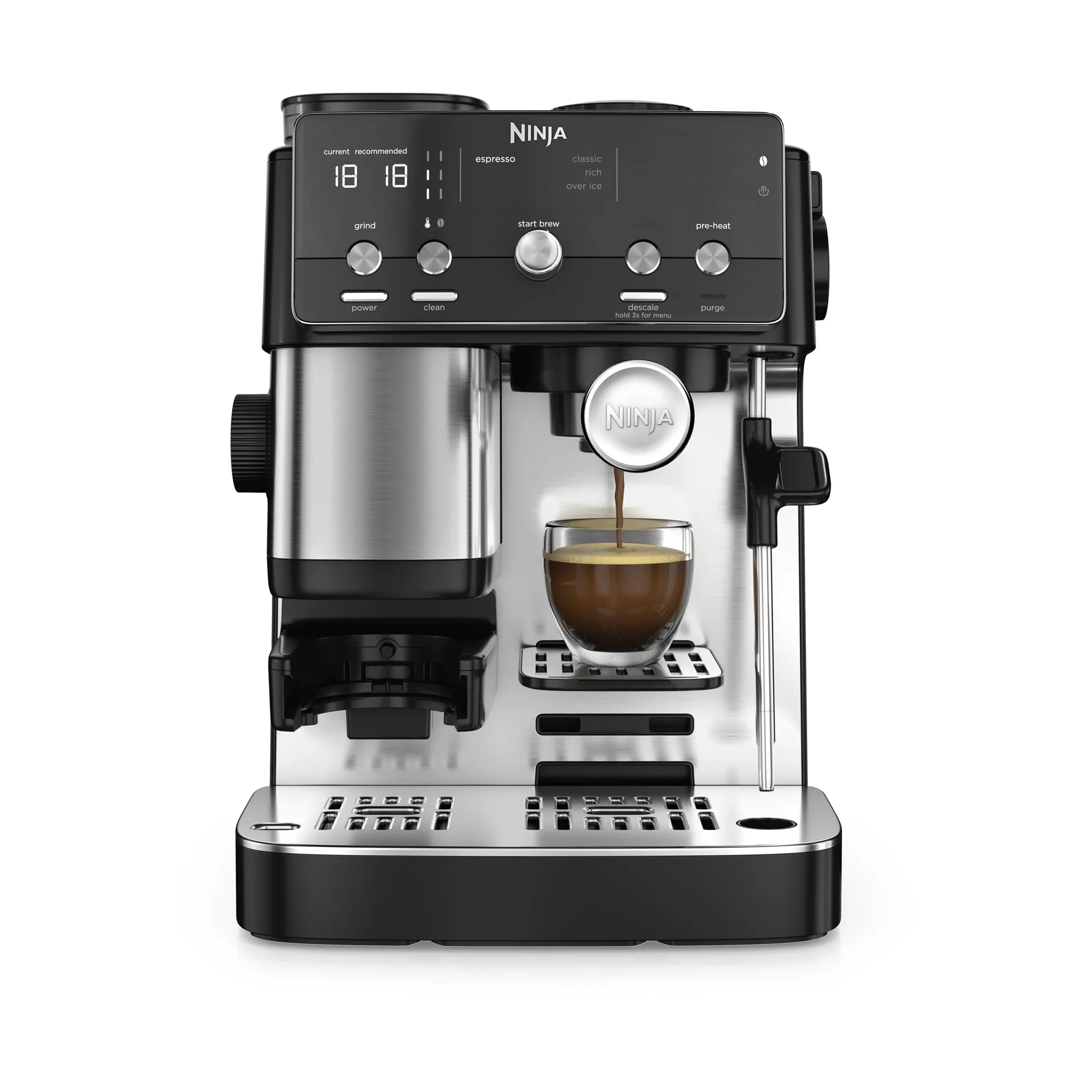 NINJA LUXE™ CAFÉ Mini automatic espresso machine, Black Ninja