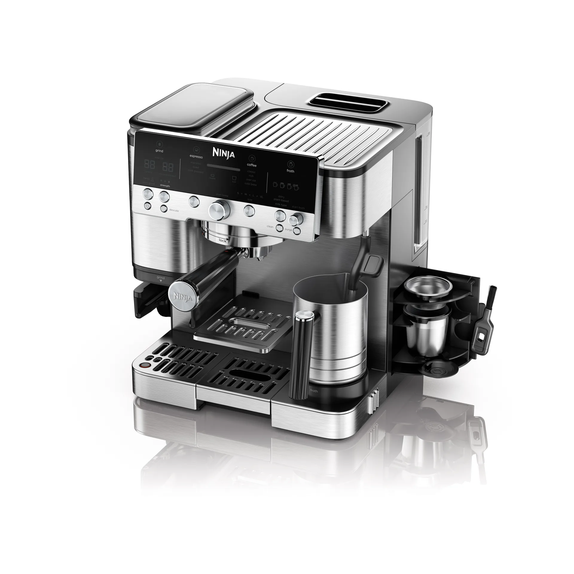 Ninja Luxe™ Café Premier 3-in-1 Espresso Machine, Black Ninja