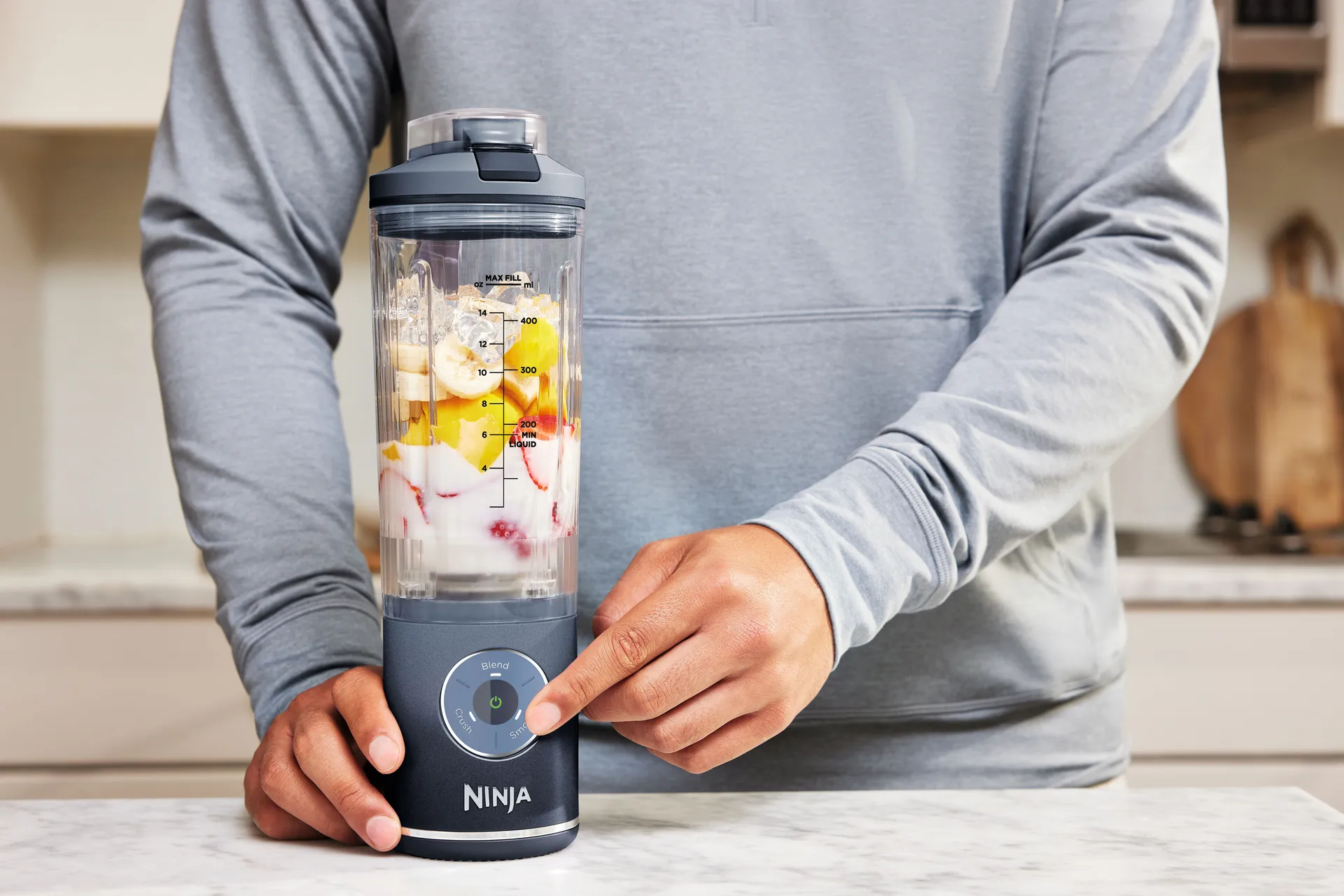 Ninja portable blender Blast Max, Navy Ninja