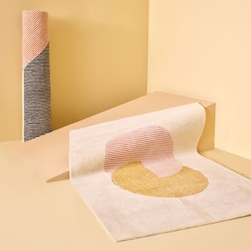 Circles wool rug pink - 170x240 cm - NJRD