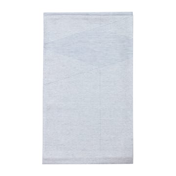 Geometric linnen tablecloth 147x250 cm - Blue-white - NJRD
