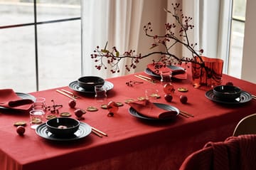 Geometric tablecloth 147x250 cm - Red - NJRD