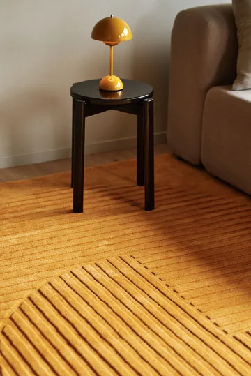 Levels Circles wool rug - Yellow, 170x240 cm - NJRD