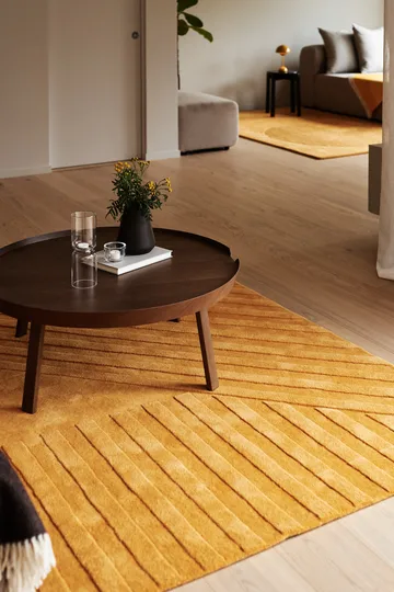 Levels Stripes wool rug - Yellow, 170x240 cm - NJRD